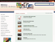 Tablet Screenshot of bibliotecanzola.it